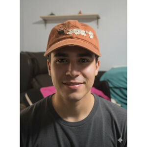 Joe's Crab Shack Peace Love Crabs Distressed Hat Vintage Style